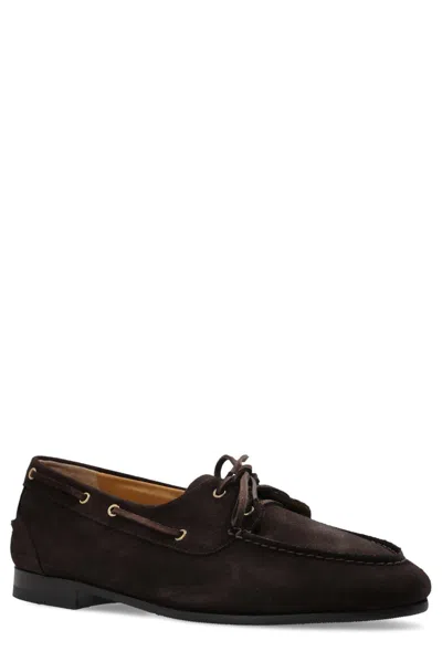 Bally Pathy Lace-up Loafers In Black