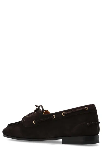 Bally Pathy Lace-up Loafers In Black