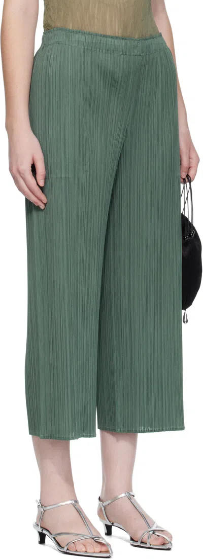 Issey Miyake Green Monthly Colors June Trousers In Green