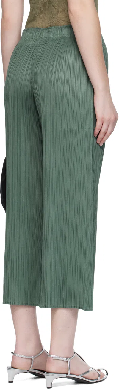Issey Miyake Green Monthly Colors June Trousers In Green