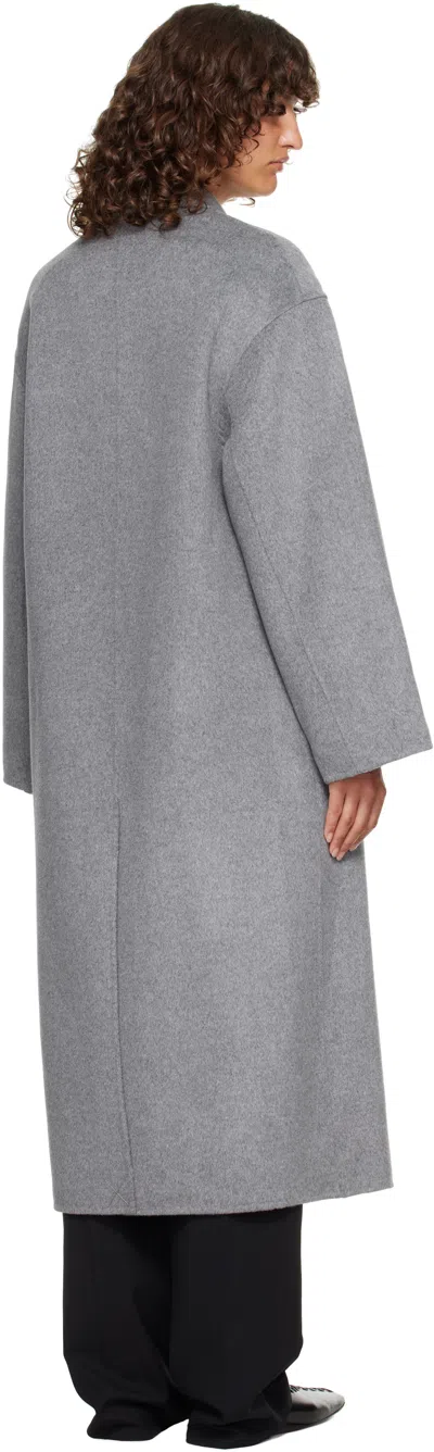 Loulou De Saison 'borneo' Coat In Gray