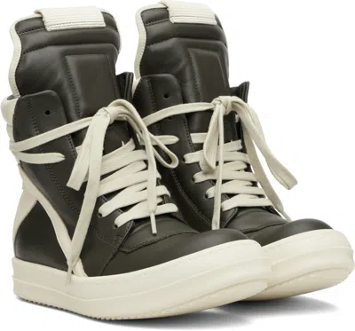 Rick Owens Concordians Geobasket High-top Sneakers In Multi