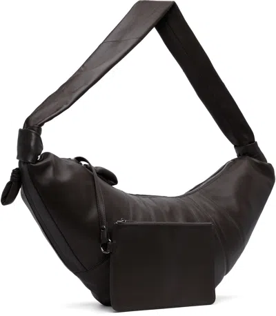 Lemaire Brown Large Croissant Bag