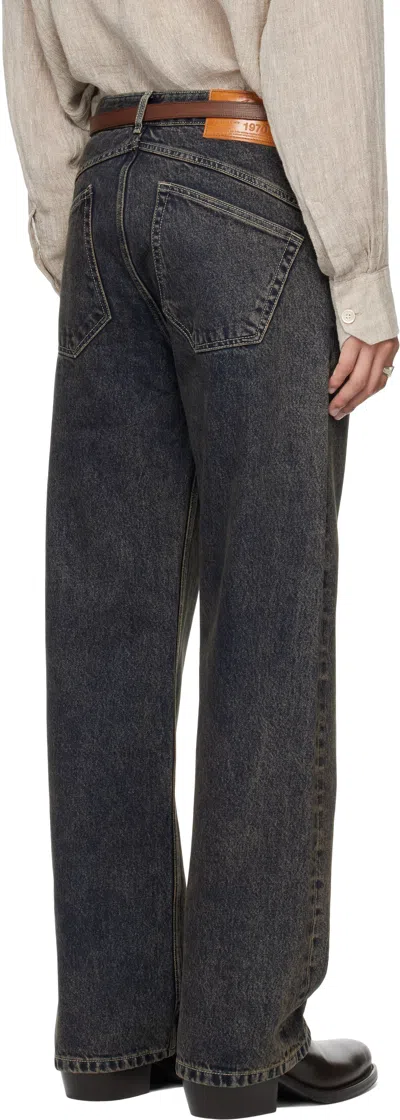 Mmic Navy Rolling Acid Jeans In Blue