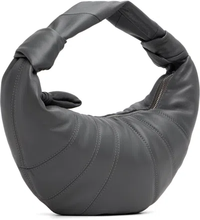 Lemaire Gray Mini Fortune Croissant Bag