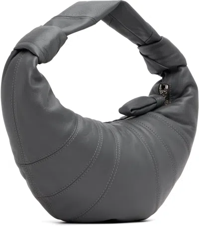 Lemaire Gray Mini Fortune Croissant Bag