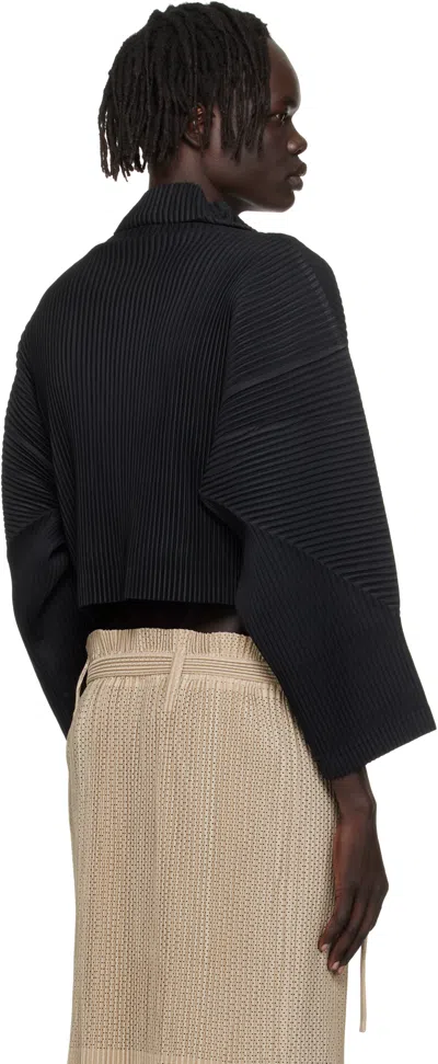 Issey Miyake Black Monthly Color June Turtleneck In Black
