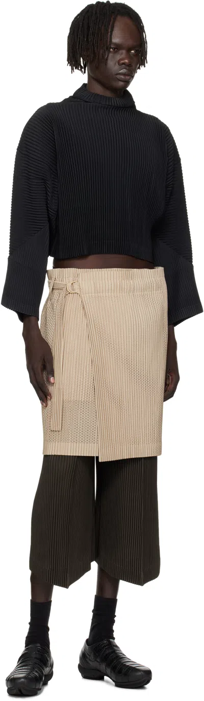 Issey Miyake Black Monthly Color June Turtleneck In Black