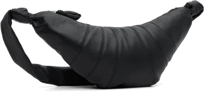 Lemaire Black Medium Croissant Bag In Black