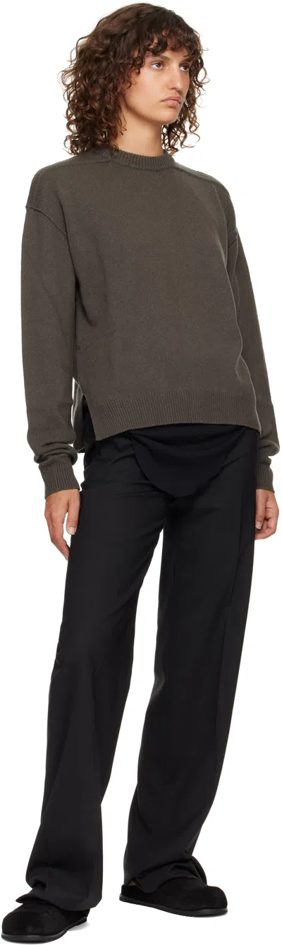 Rick Owens Black Concordians Granola Mule Loafers In Black