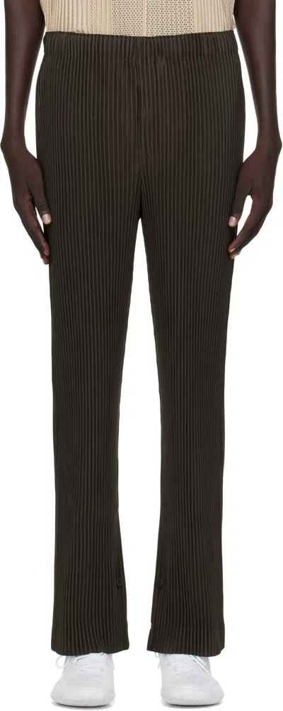 Issey Miyake Brown Monthly Color June Trousers In Brown