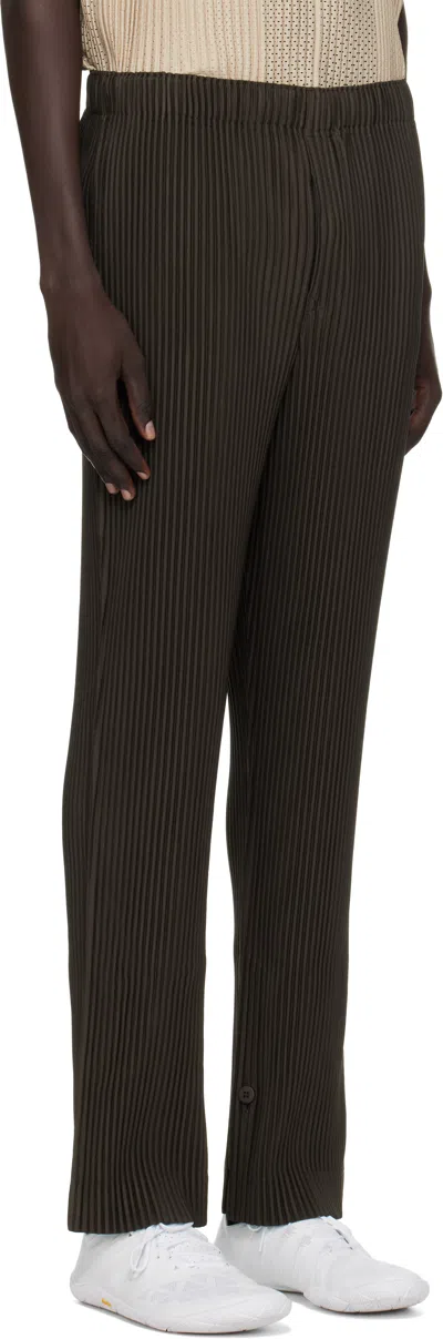 Issey Miyake Brown Monthly Color June Trousers In Brown