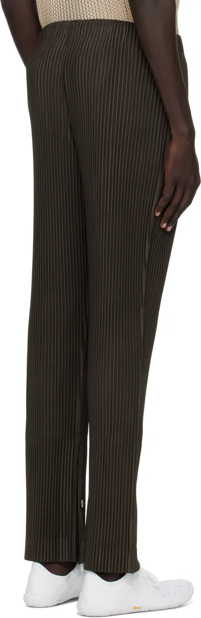 Issey Miyake Brown Monthly Color June Trousers In Brown