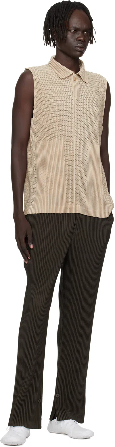 Issey Miyake Brown Monthly Color June Trousers In Brown