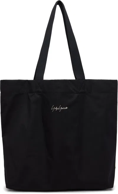 Yohji Yamamoto Black Y-3 Kuro Canvas Tote In Black