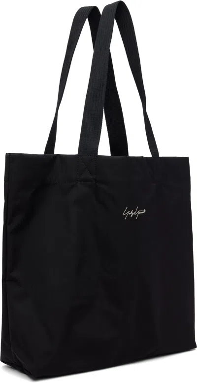 Yohji Yamamoto Black Y-3 Kuro Canvas Tote In Black