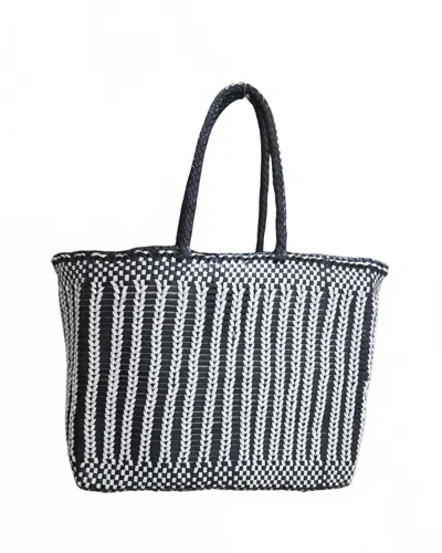 Dragon Diffusion Women's Bali Big Tote Bag In Marine/white In Multi