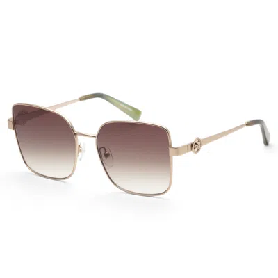 Longchamp Women's 56mm Gold Sunglasses In Gold