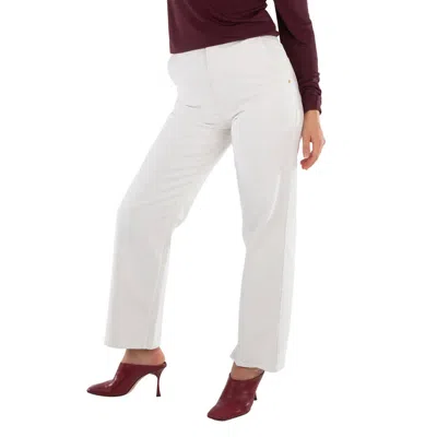 Bally Ladies Bone Cotton Denim Jeans In White