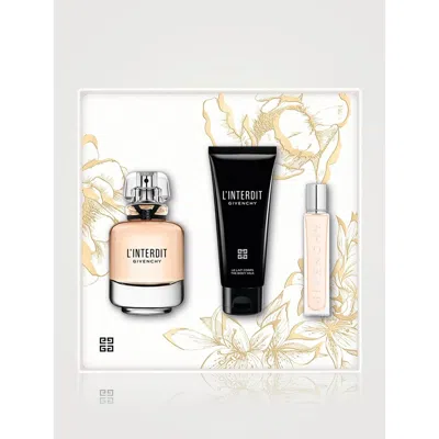 Givenchy Ladies L'interdit Gift Set Fragrances 3274872506442 In Transparent