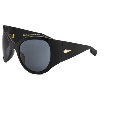 Rag & Bone Women's 56mm Black Sunglasses In Black