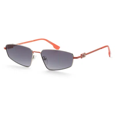 Dsquared2 Men's 60mm Palladium Orange Sunglasses In Red