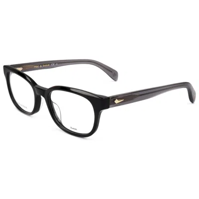 Rag & Bone Unisex 53mm Black Opticals In Black