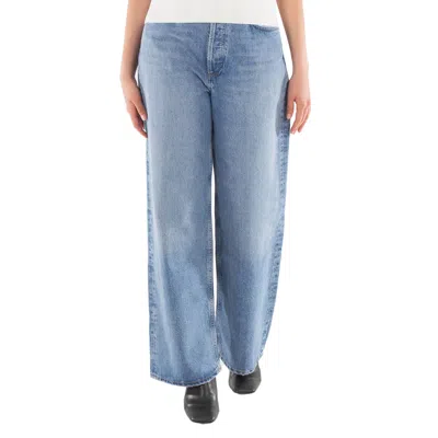 Agolde Ladies Libertine Low Slung Baggy Jeans In Blue