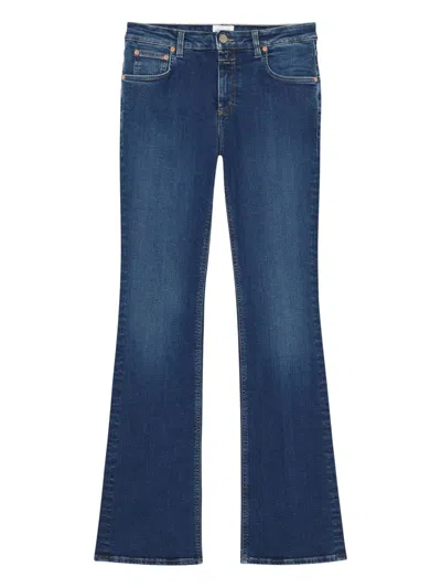 Closed Faded Bell-bottom Jeans In Blue