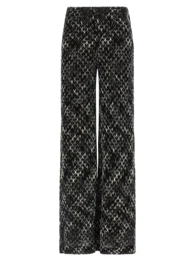 Missoni Flamed Lace Pants In Black