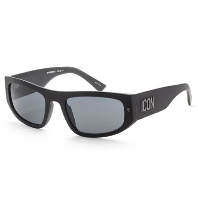Dsquared2 Men's 57mm Matte Black Sunglasses In Black