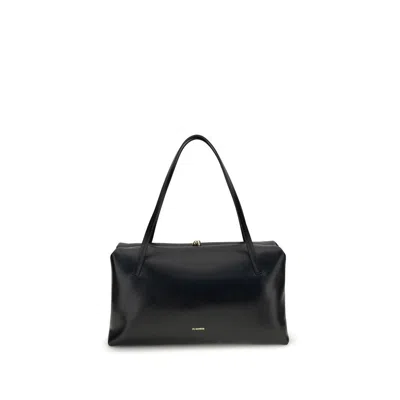 Jil Sander Women Medium Goji Pillow Shoulder Bag In Black