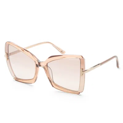 Tom Ford Women's 63mm Transparent Brown Sunglasses In Brown
