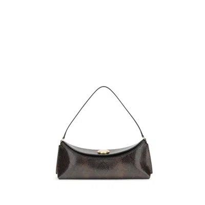 Jacquemus Le Calisson Crocodile-effect Leather Shoulder Bag In Multi