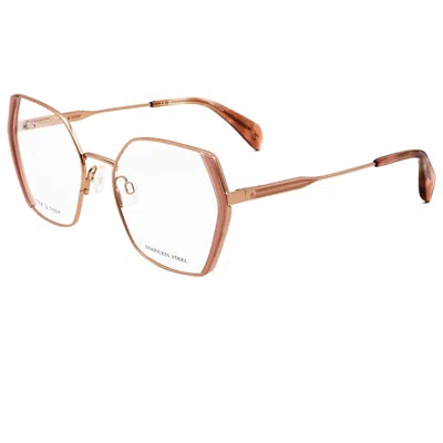 Rag & Bone Women's 53mm Shaded Brown Rose Gold Opticals In Multi