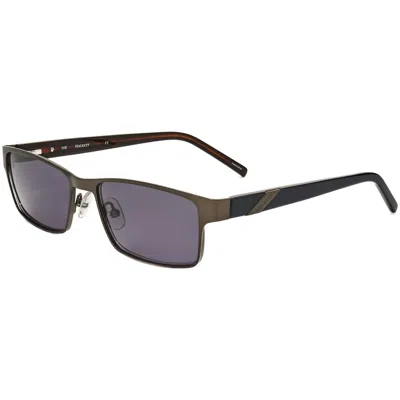 Hackett Men's 54mm Dark Gunmetal Sunglasses In Metallic