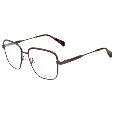 Rag & Bone Women's 54mm Dark Ruthenium Pink Opticals In Multi