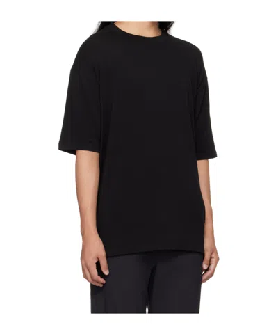 Thom Krom Worked Tshirt In Black