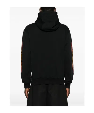 Casablanca Printed Hooded Sweatshirt In Black
