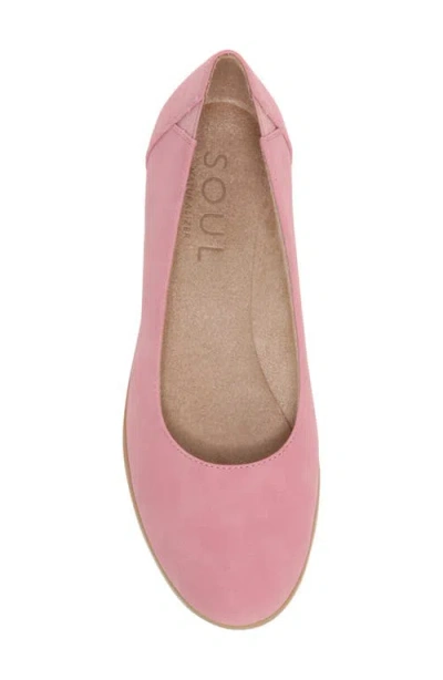 Soul Naturalizer Idea Ballet Wedge Slip-on Flat In Pink