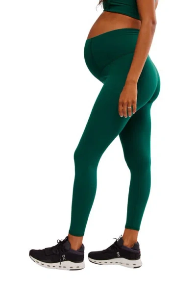 Free People X Maternity Hatch Never Better Leggings In Green