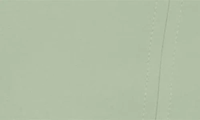 Alice And Olivia Mame High Rise Short In Deep Olive Coated In Green