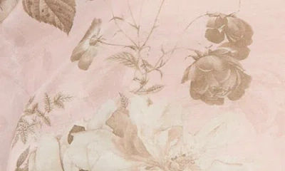 Alice And Olivia Ilan Smocked-sleeve Blouse In Pink