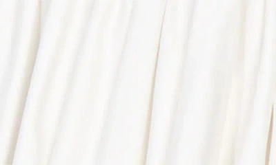 Alice And Olivia Arden Drop-waist Bubble Mini Dress In White