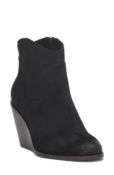 Lucky Brand Walts Wedge Boot In Black