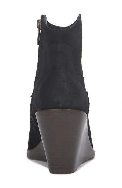 Lucky Brand Walts Wedge Boot In Black