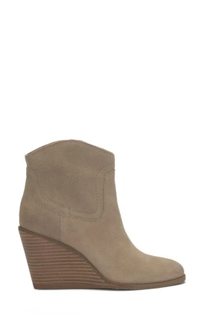 Lucky Brand Walts Wedge Boot In Nude