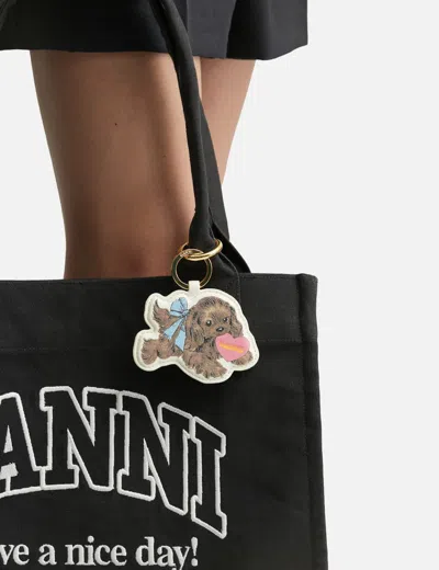 Ganni Women Keychain With Puppy