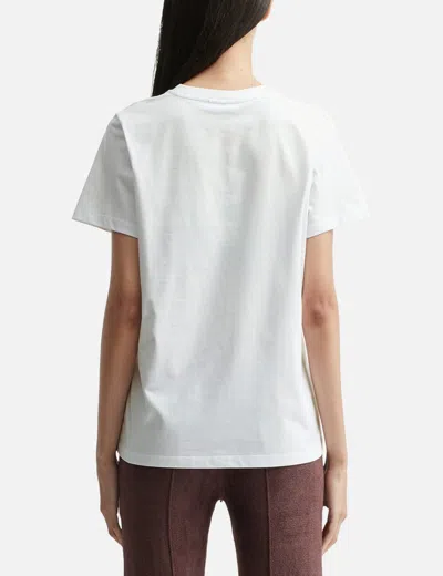 Ganni Women Puppy Print And Logo T-shirt In White