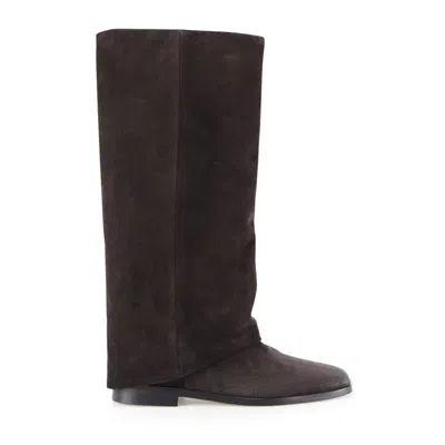 Notabene Lupe Suede Boots In Brown